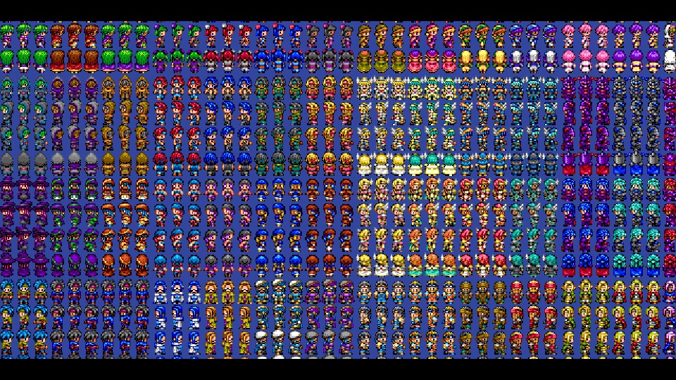 メガファンタジー 歩行アクター&顔グラ