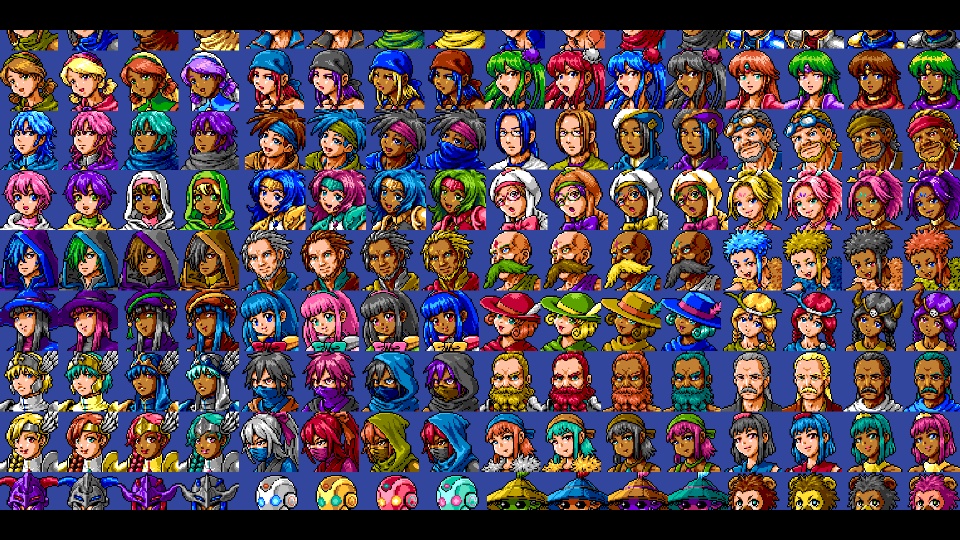 メガファンタジー 歩行アクター&顔グラ