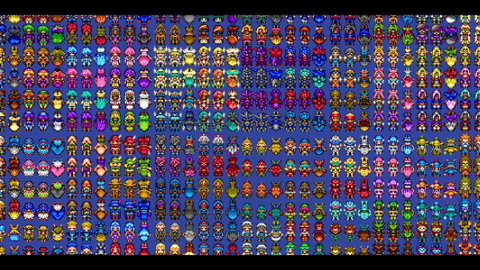 メガファンタジー 歩行アクター&顔グラ