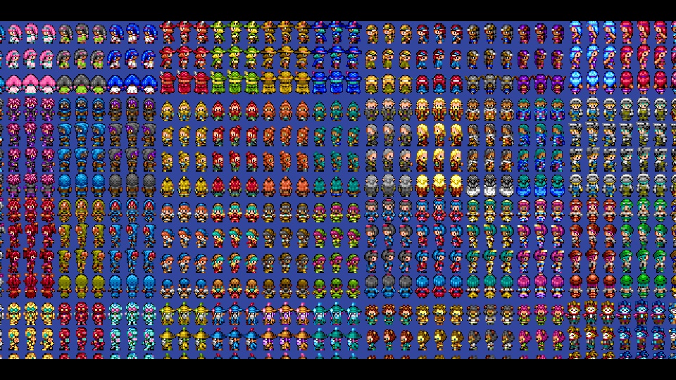 メガファンタジー 歩行アクター&顔グラ