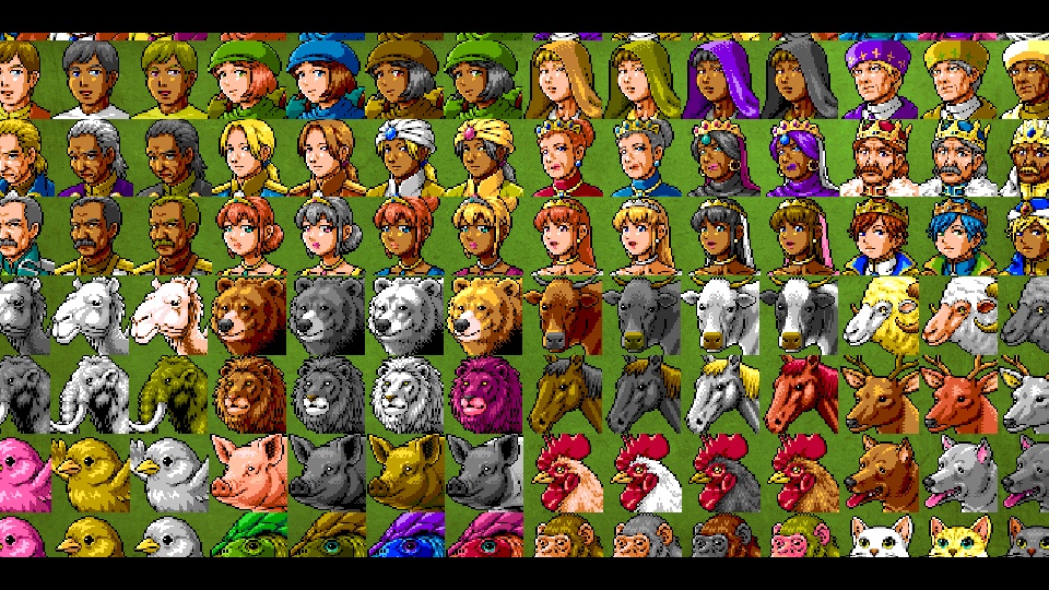 メガファンタジー 歩行NPC &顔グラ