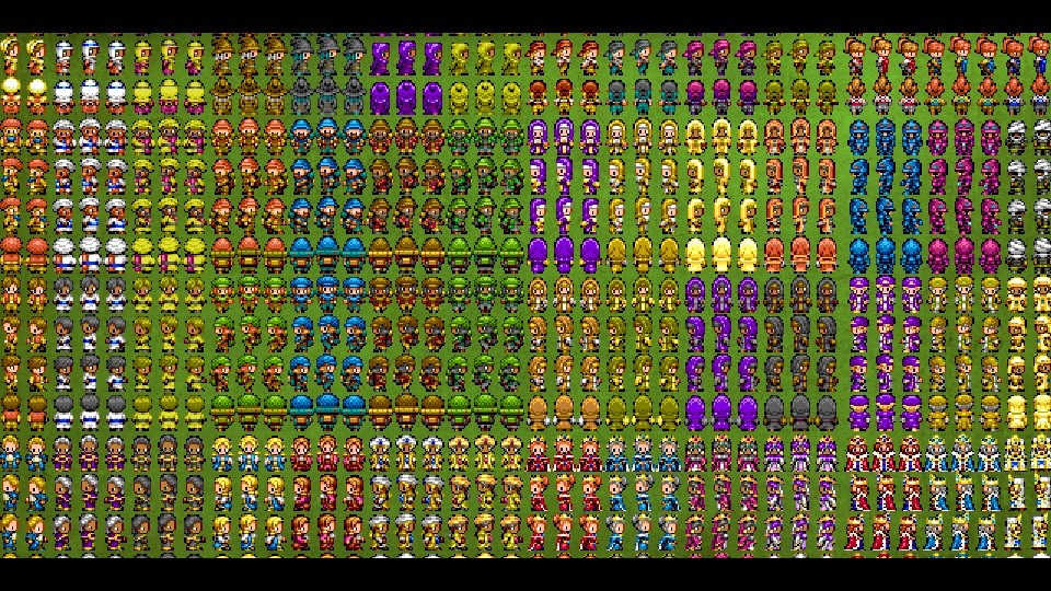 メガファンタジー 歩行NPC &顔グラ