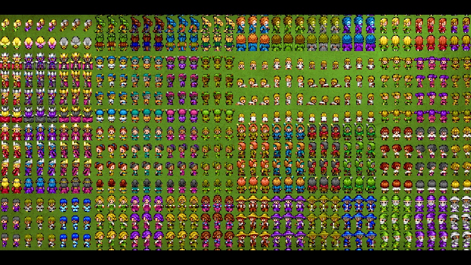 メガファンタジー 歩行NPC &顔グラ