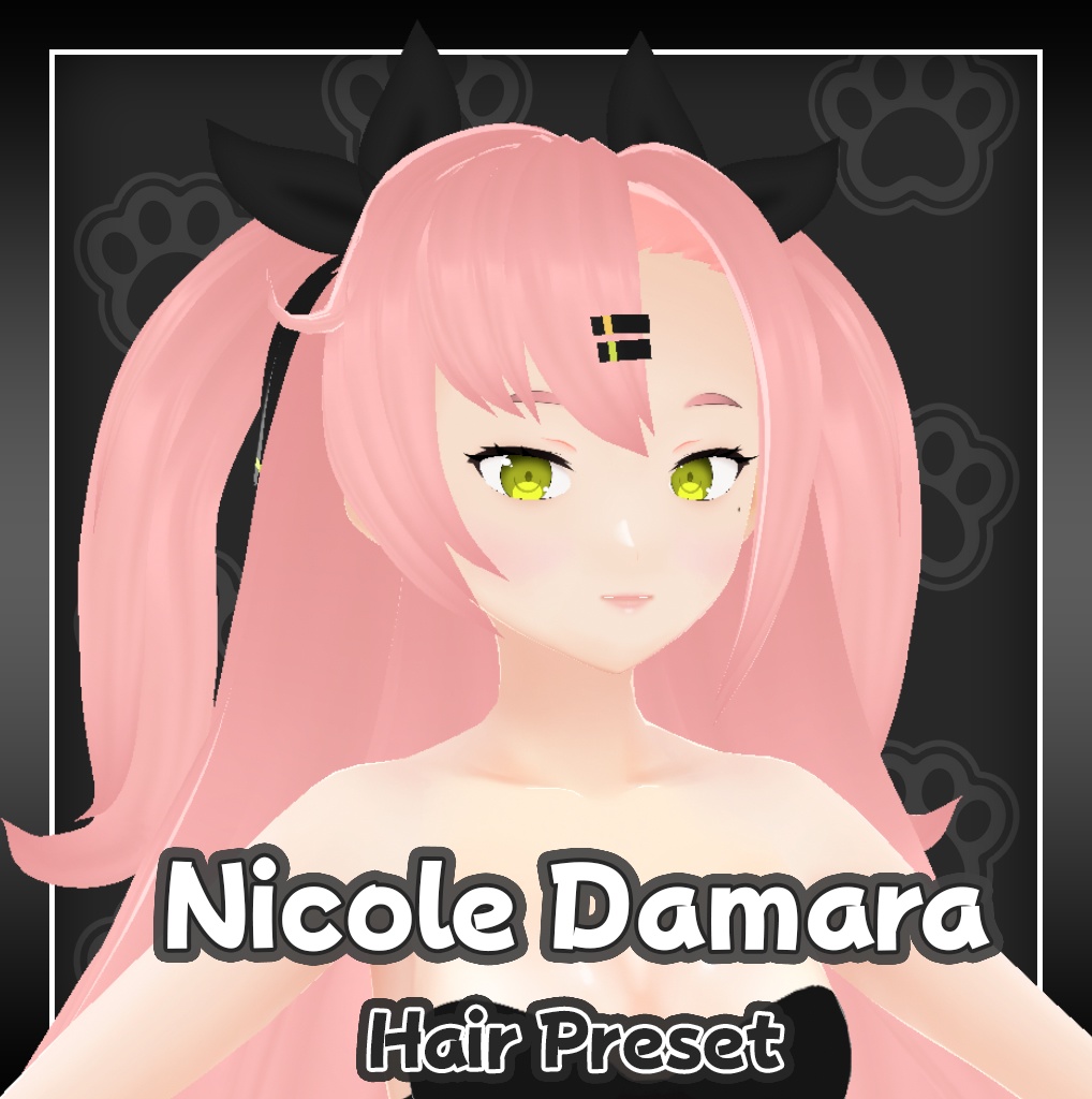 [Vroid] Nicole Demara (ニコール・デマラ) Hair Preset