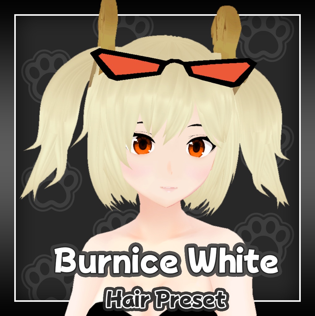 [Vroid] Burnice White (バーニス・ホワイト) Hair Preset