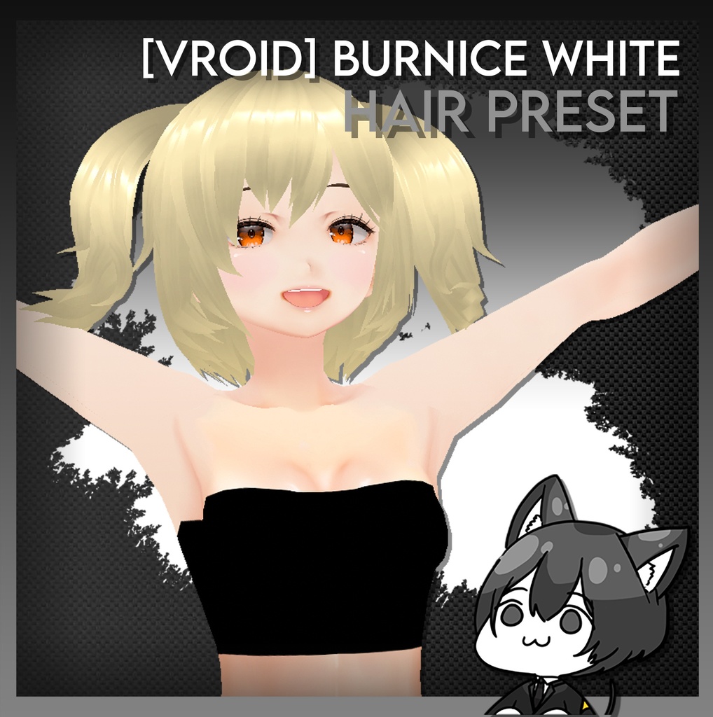 [Vroid] Burnice White (バーニス・ホワイト) Hair Preset