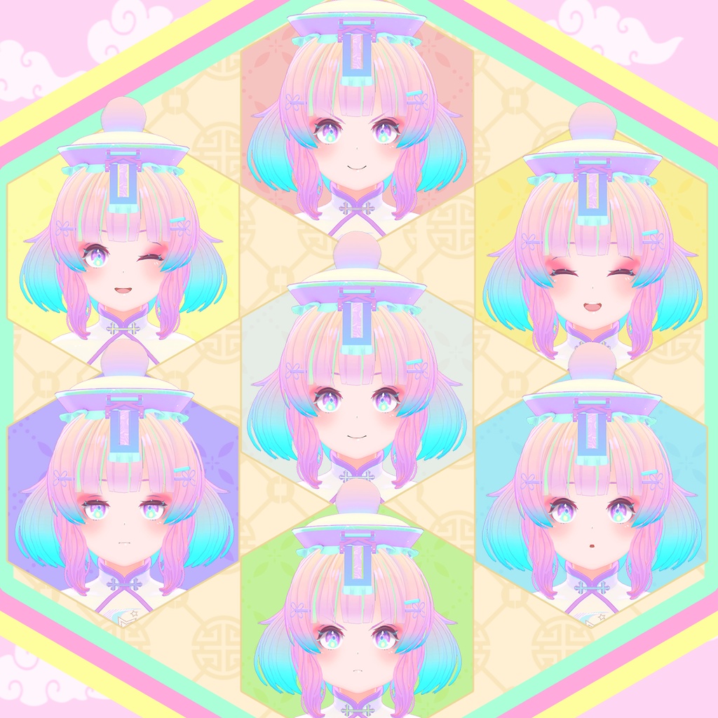 オリジナル3Dモデル『めるしー』