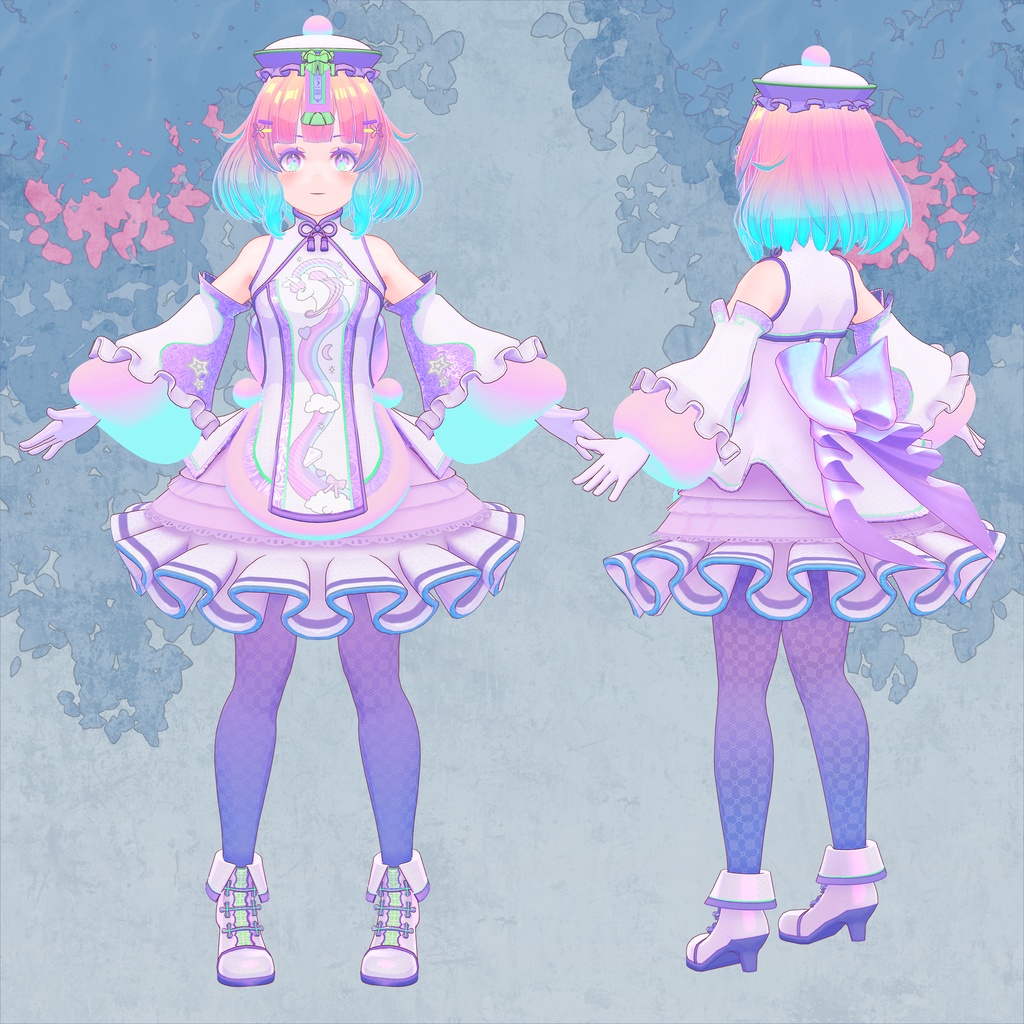 オリジナル3Dモデル『めるしー』