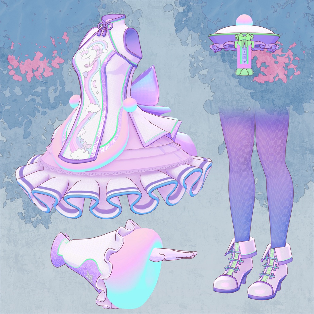 オリジナル3Dモデル『めるしー』