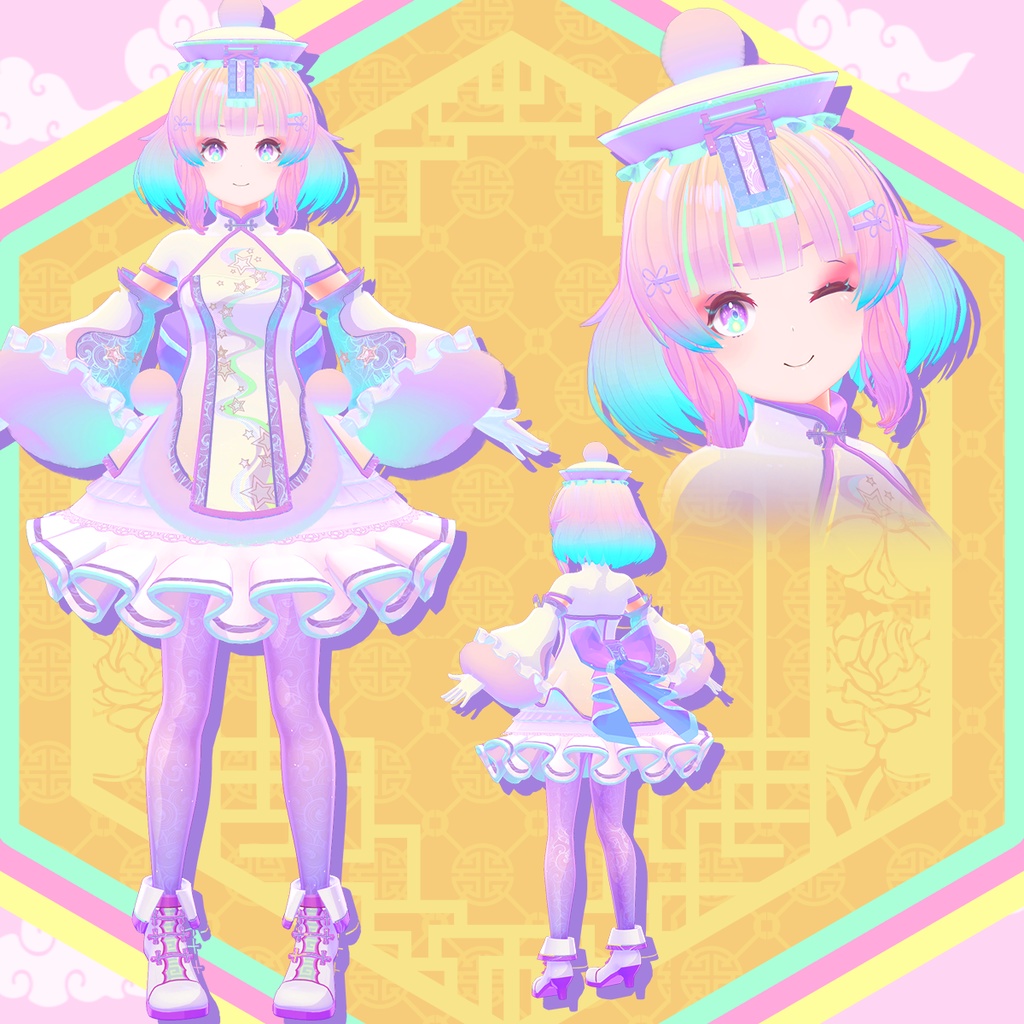 オリジナル3Dモデル『めるしー』