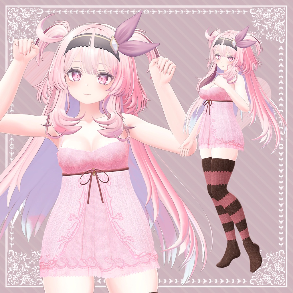 【Valentine Negligee】セレスティアちゃん対応