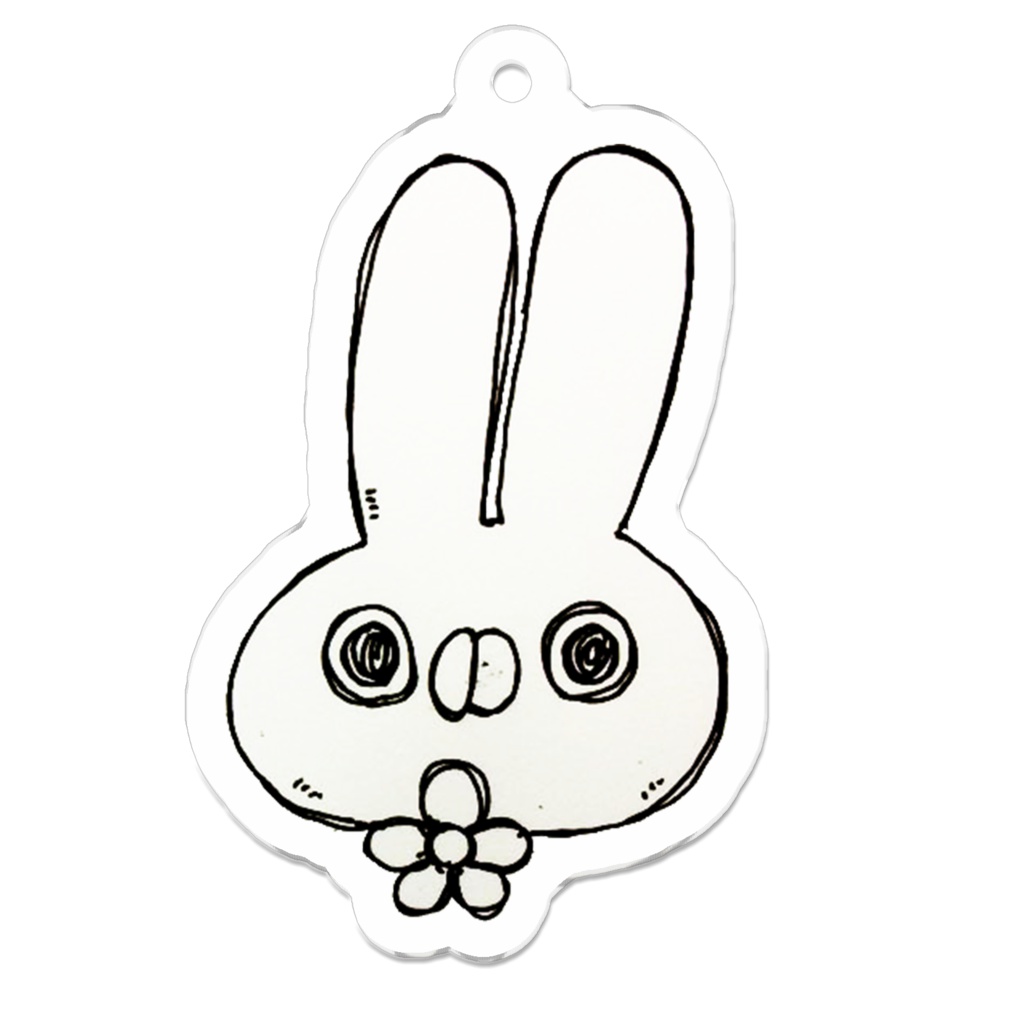 【退廃した僕ら】うさぎのアクリルキーホルダー