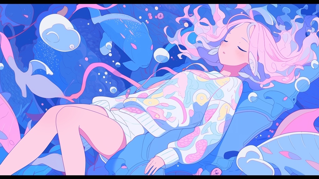 深海に舞う朧気な薄氷