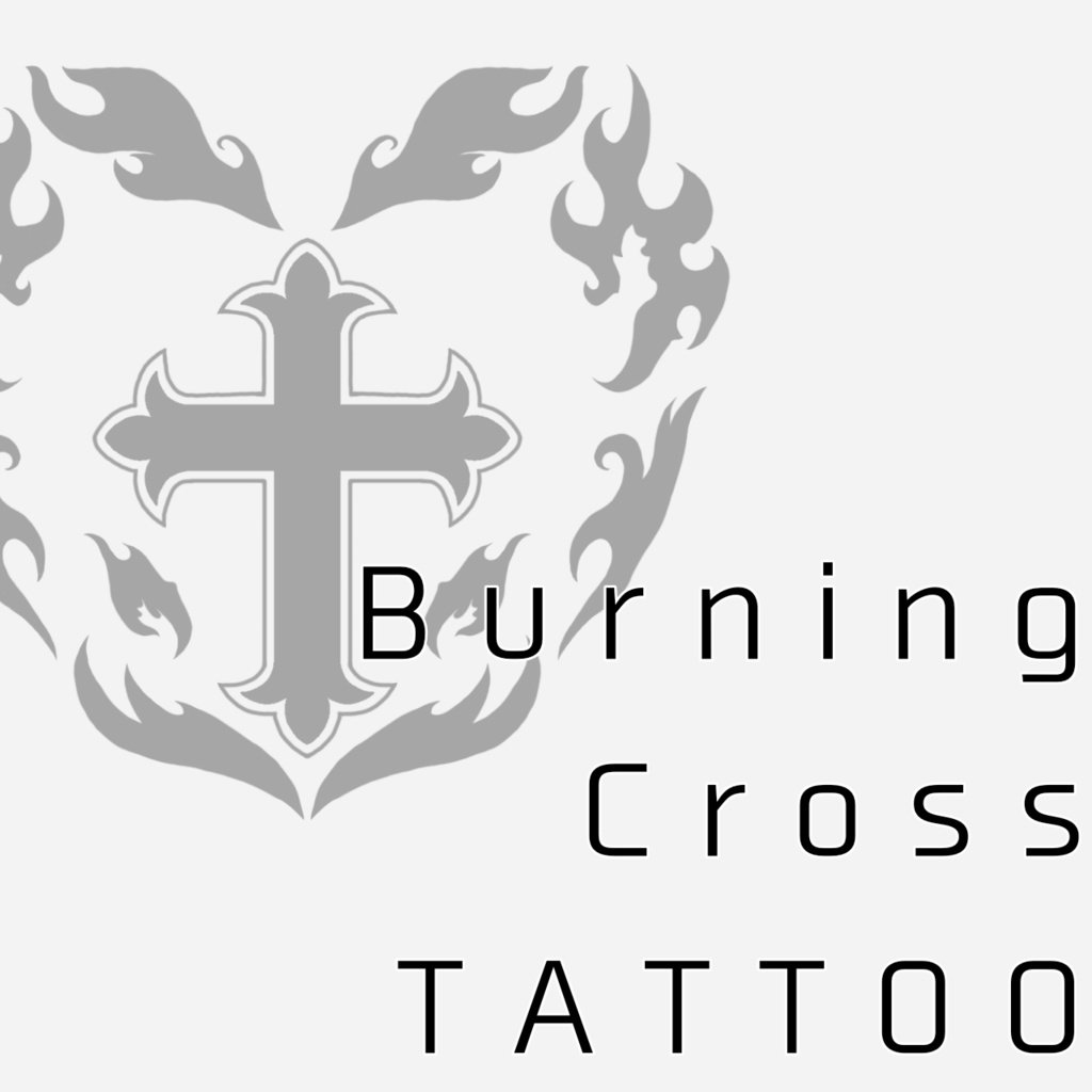Burinng Cross Tattoo
