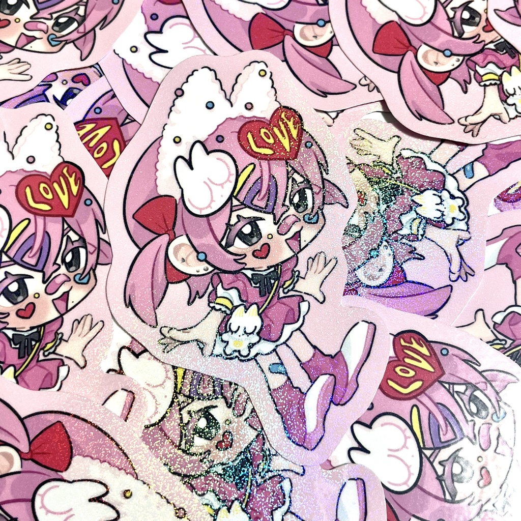 ホログラムダイカットステッカー 【桃李くん】