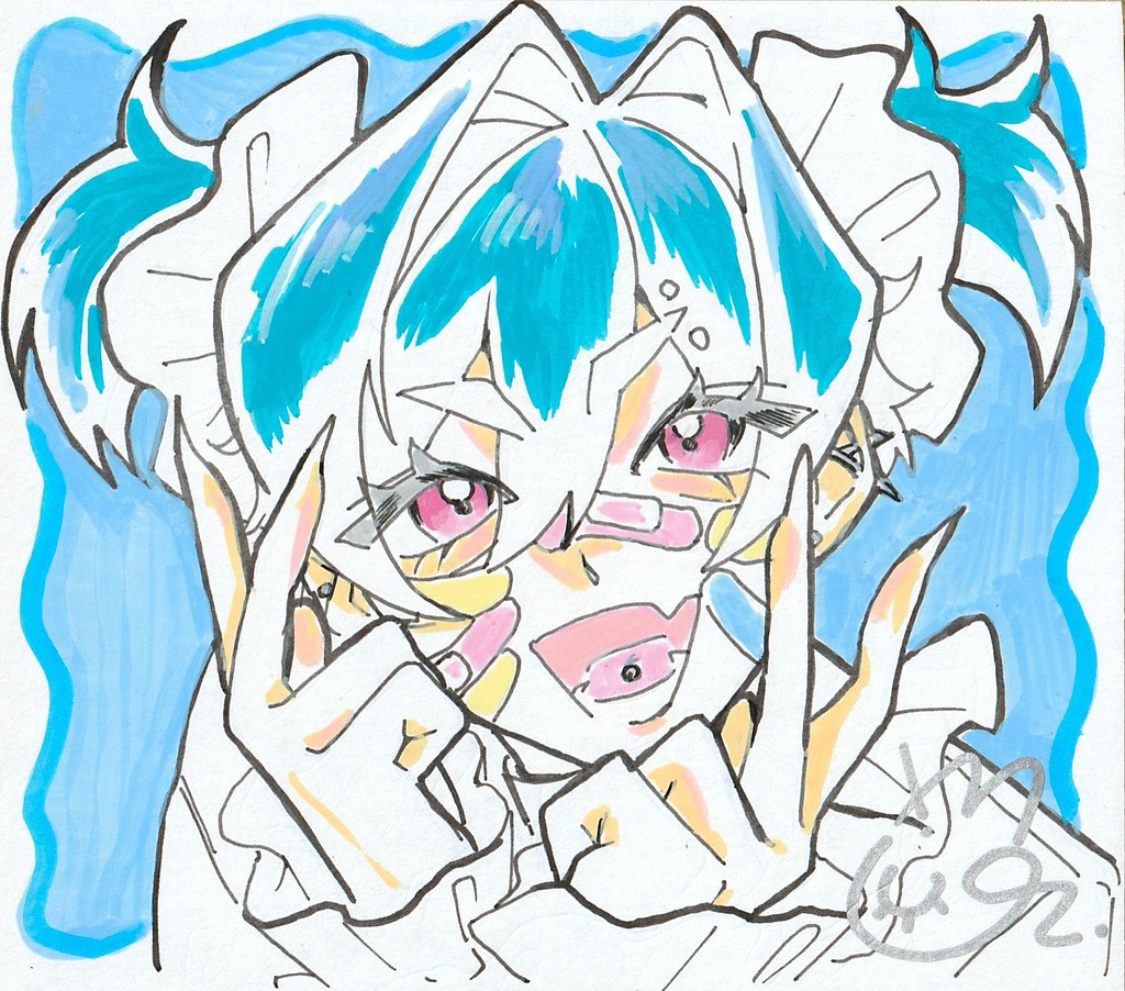 アナログ色紙 小 〖 東 璃月 〗