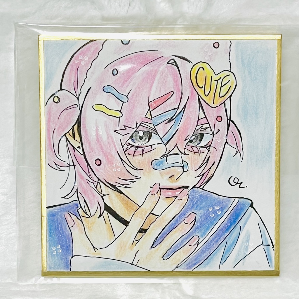 アナログ色紙 豆 〖 百瀬 桃李 〗