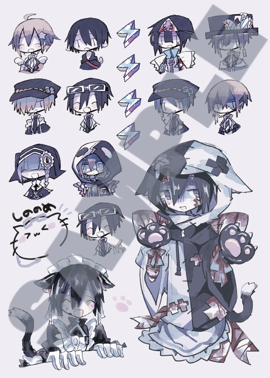 B5型抜きシール