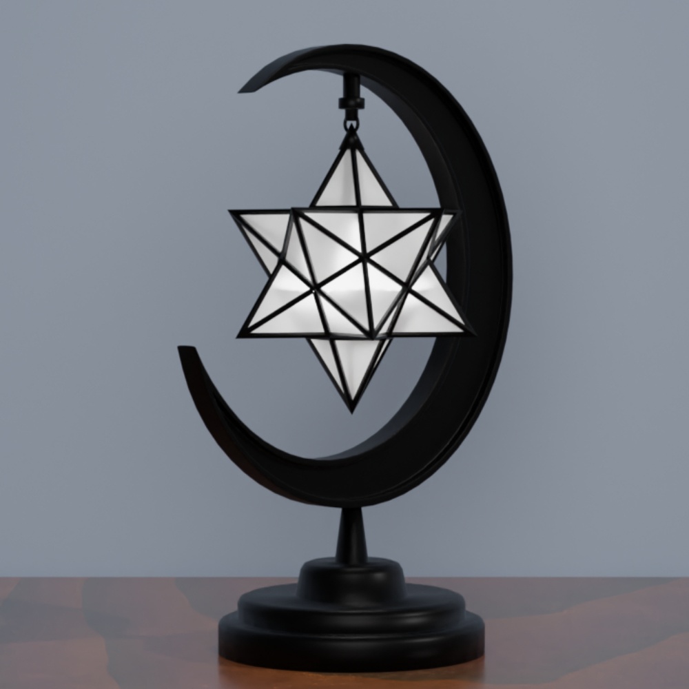 星と月のライト