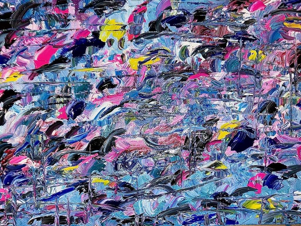 ノイズ【絵画/油絵】