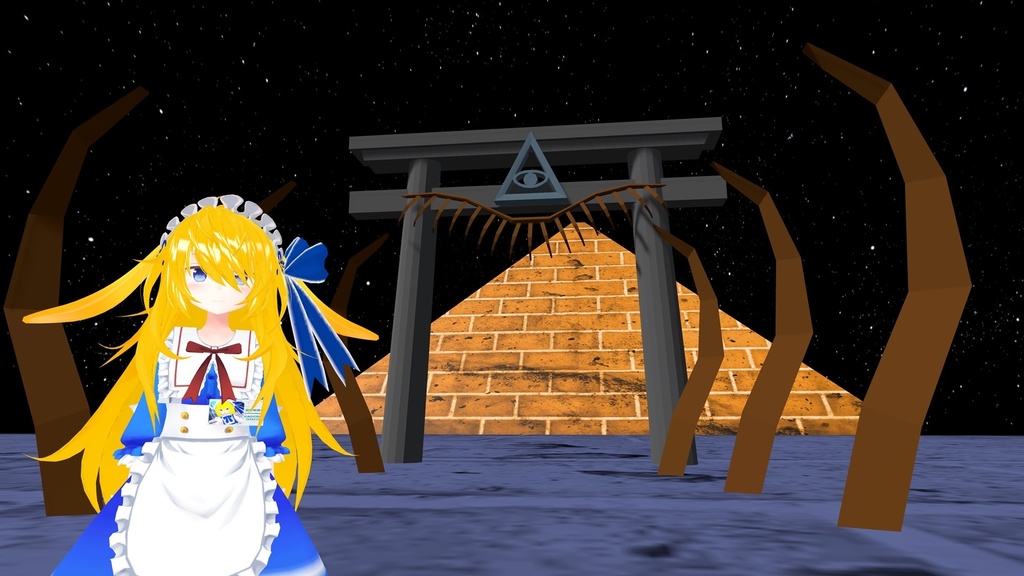 錦上京の鳥居【VRChat想定】