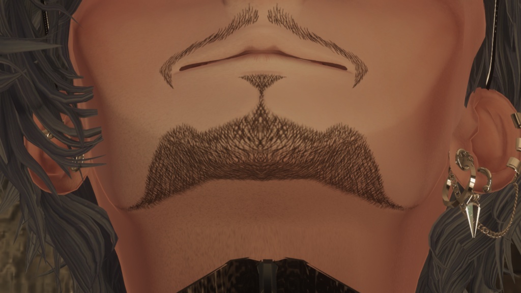 【斑霞-Hanka-専用】イケおじ風 髭テクスチャ