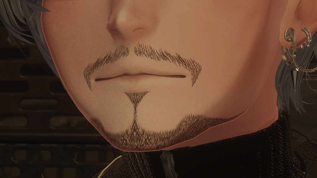 【斑霞-Hanka-専用】イケおじ風 髭テクスチャ