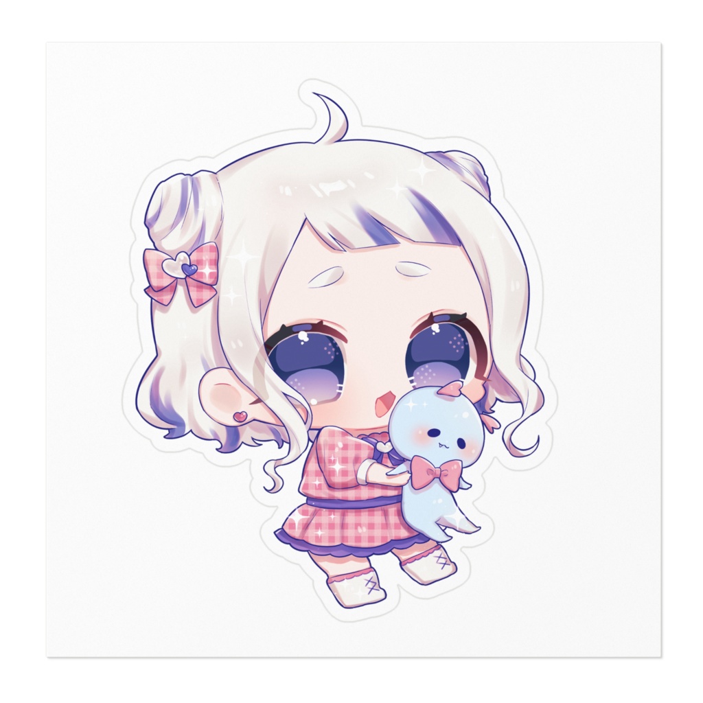 アイドルねこぱんちともたんちゃんのステッカー