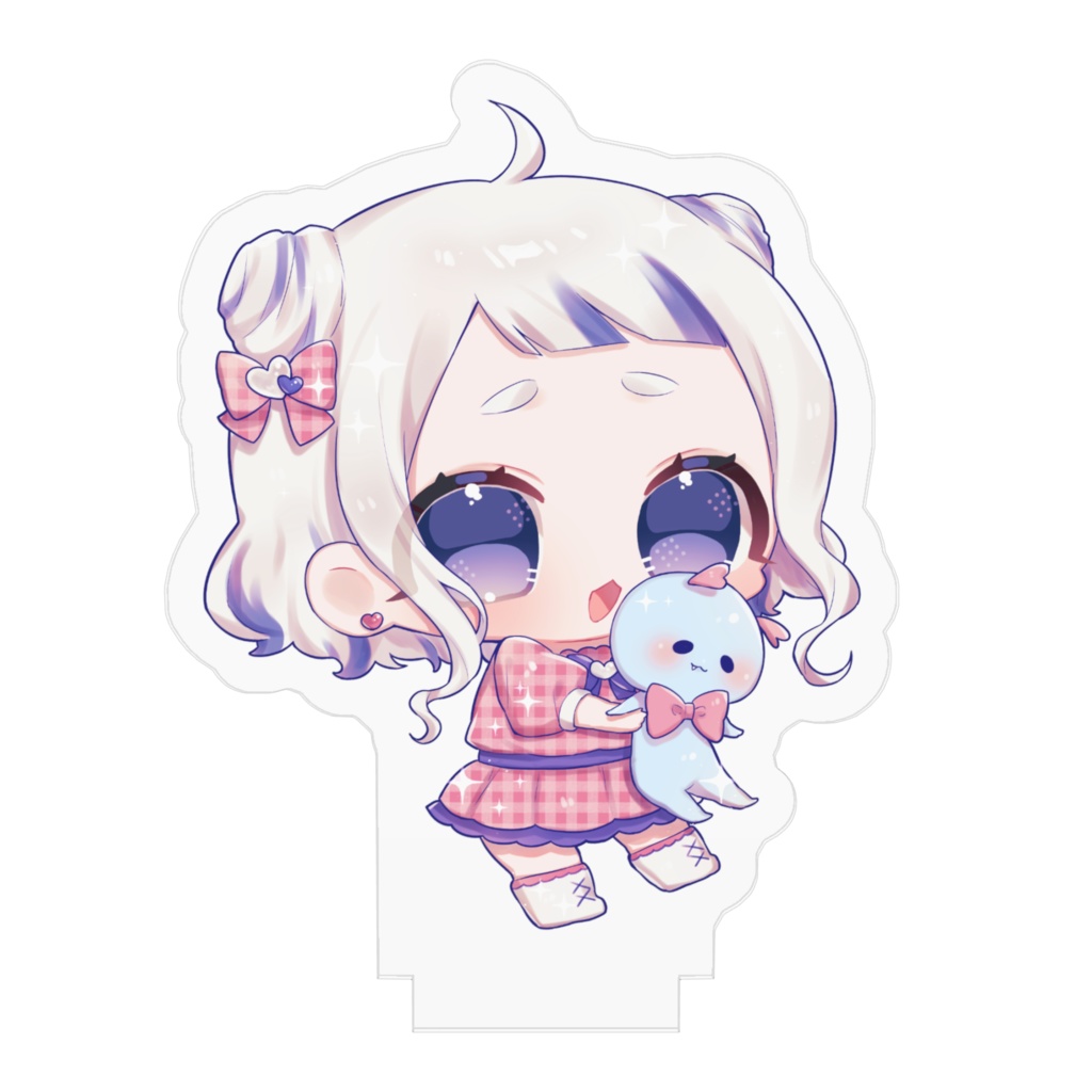 アイドルねこぱんちともたんちゃんのアクリルスタンド