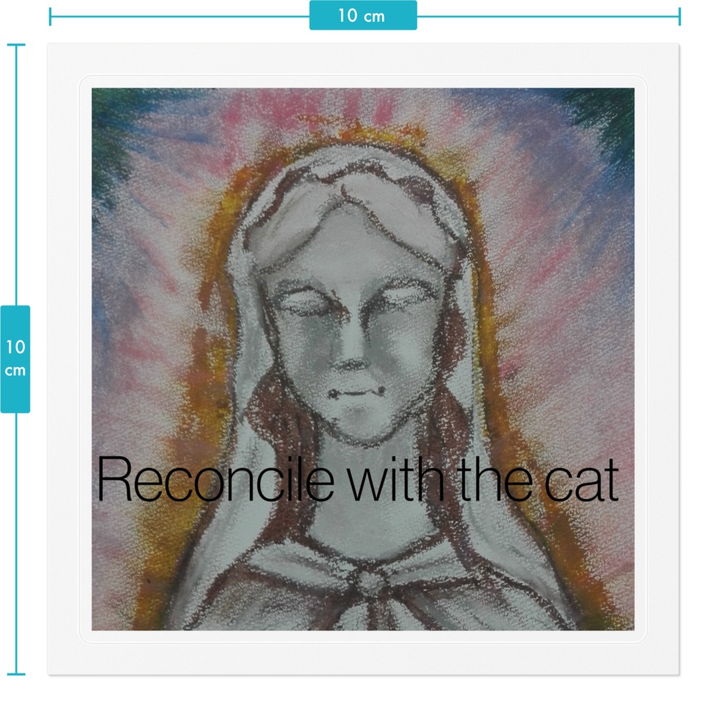 マリア様ネコと和解せよステッカー