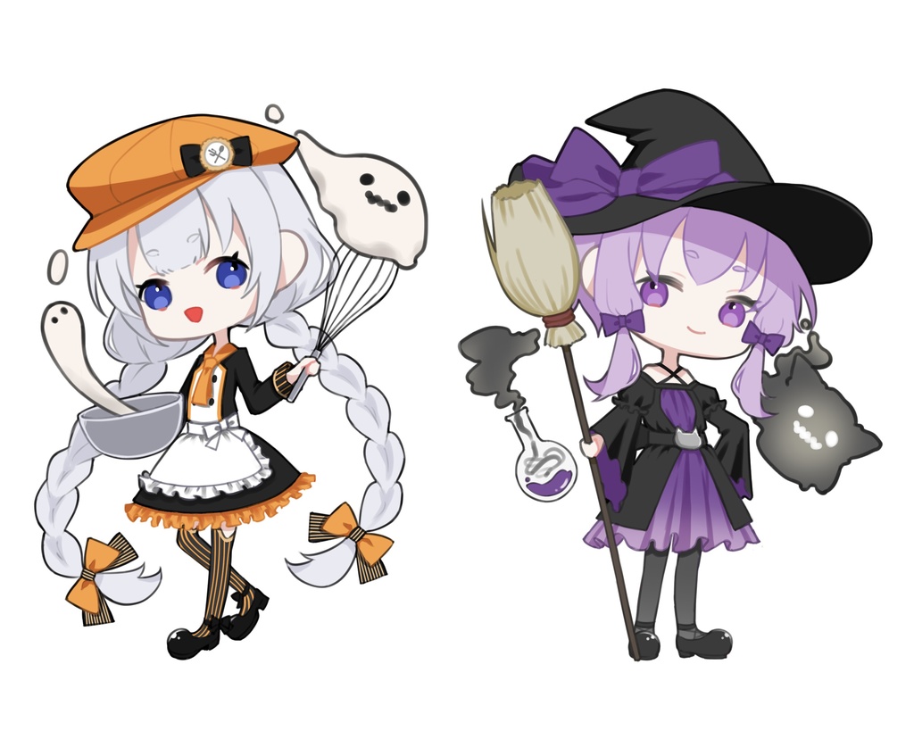 【結月ゆかり/紲星あかり】ハロウィンアクリルスタンド