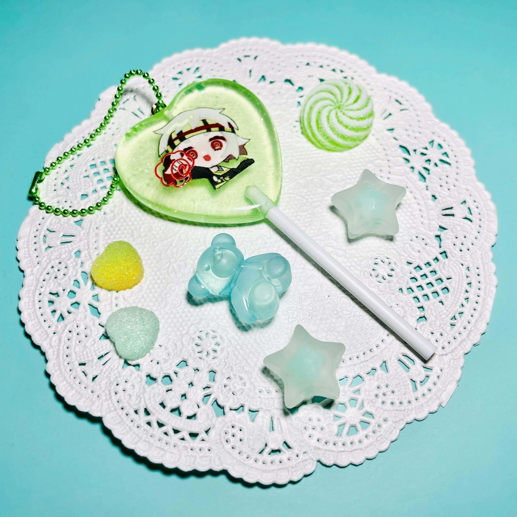 【満別花丸】ペロキャンキーホルダー&自立ミニアクリルスタンド