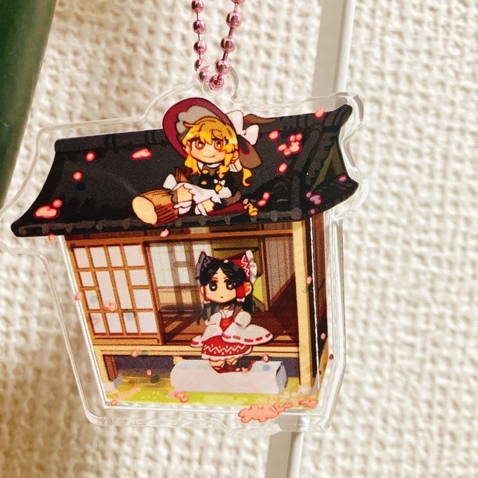 レイマリ箱庭アクキー