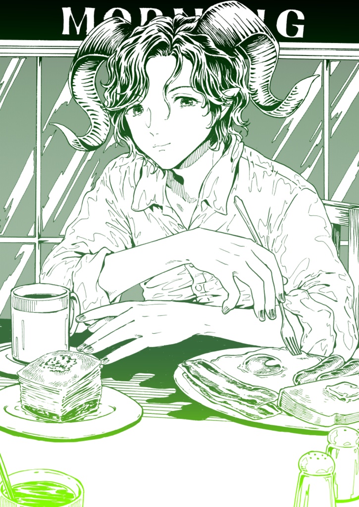 同人便箋 MORNING【クラフト紙】