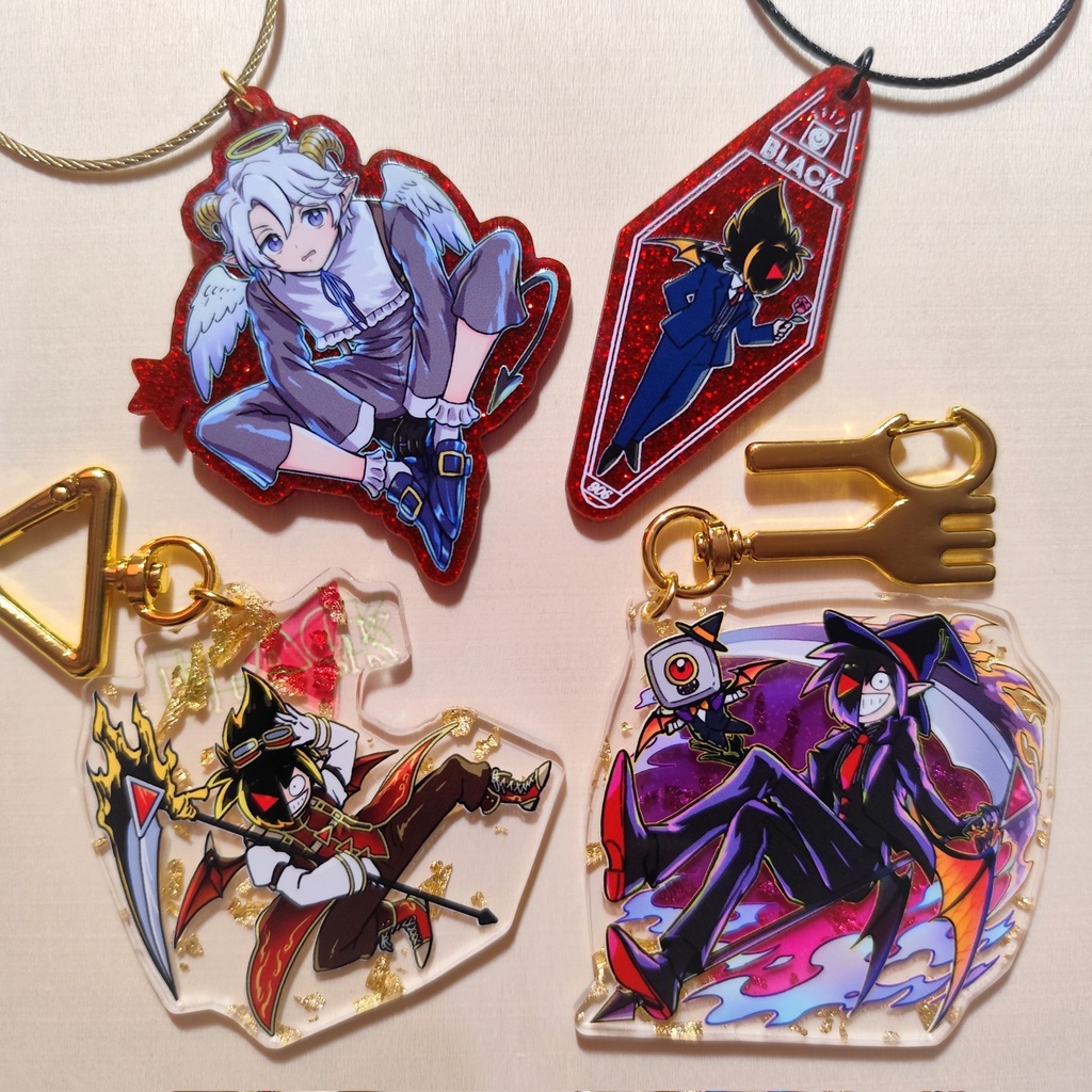 BCアクリルキーホルダー