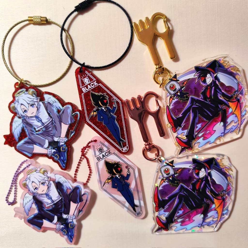 BCアクリルキーホルダー