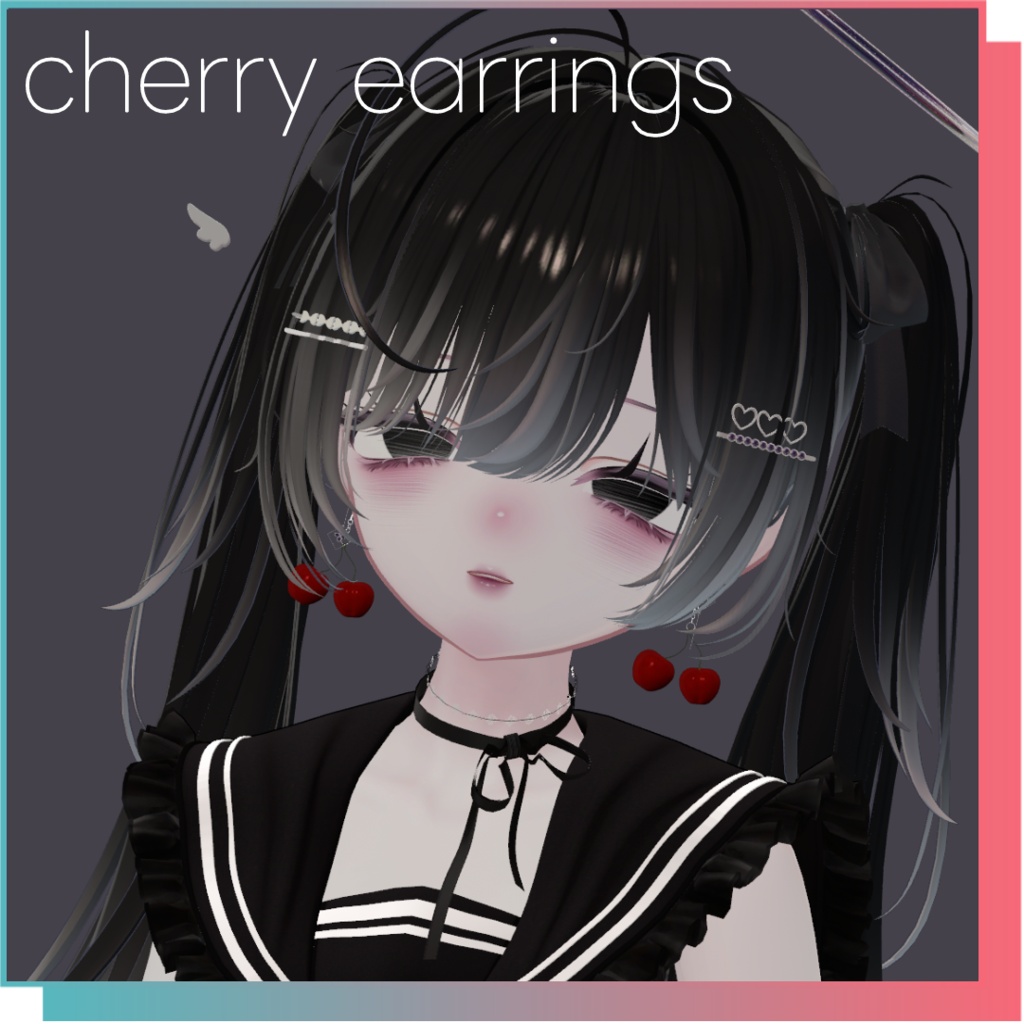 cherry earrings