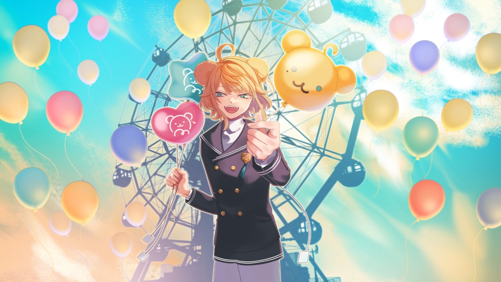 【無料】3周年記念イラスト壁紙