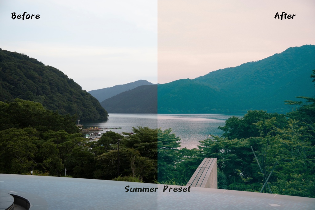 【PC/スマホ対応】日本の風景・アニメ風 Lightroomプリセット 5種セット