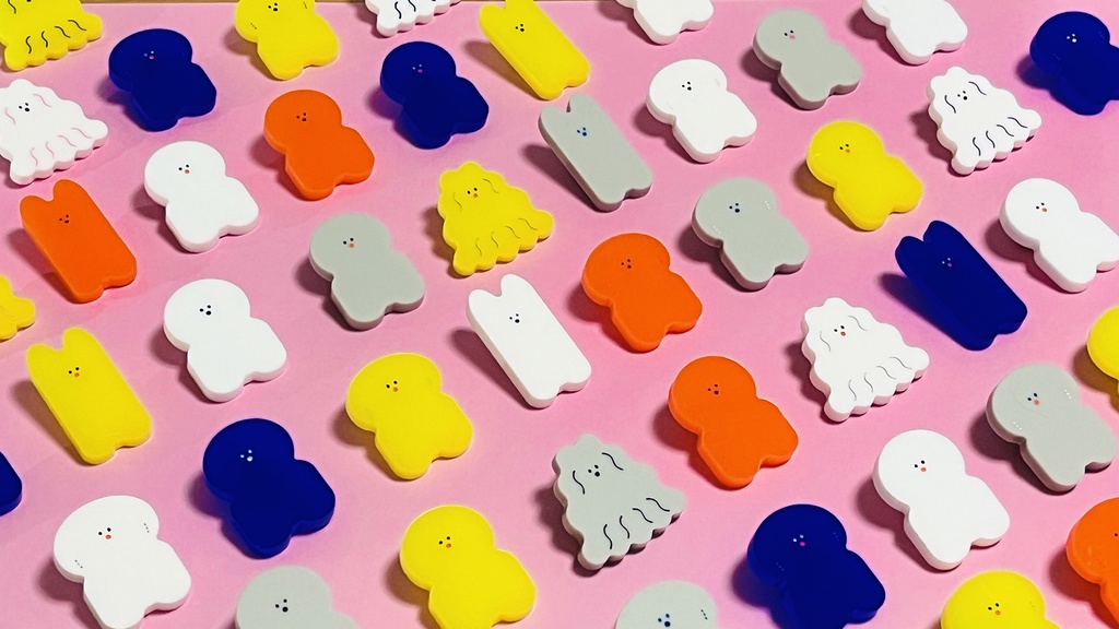 ゆるいぬピンバッジ