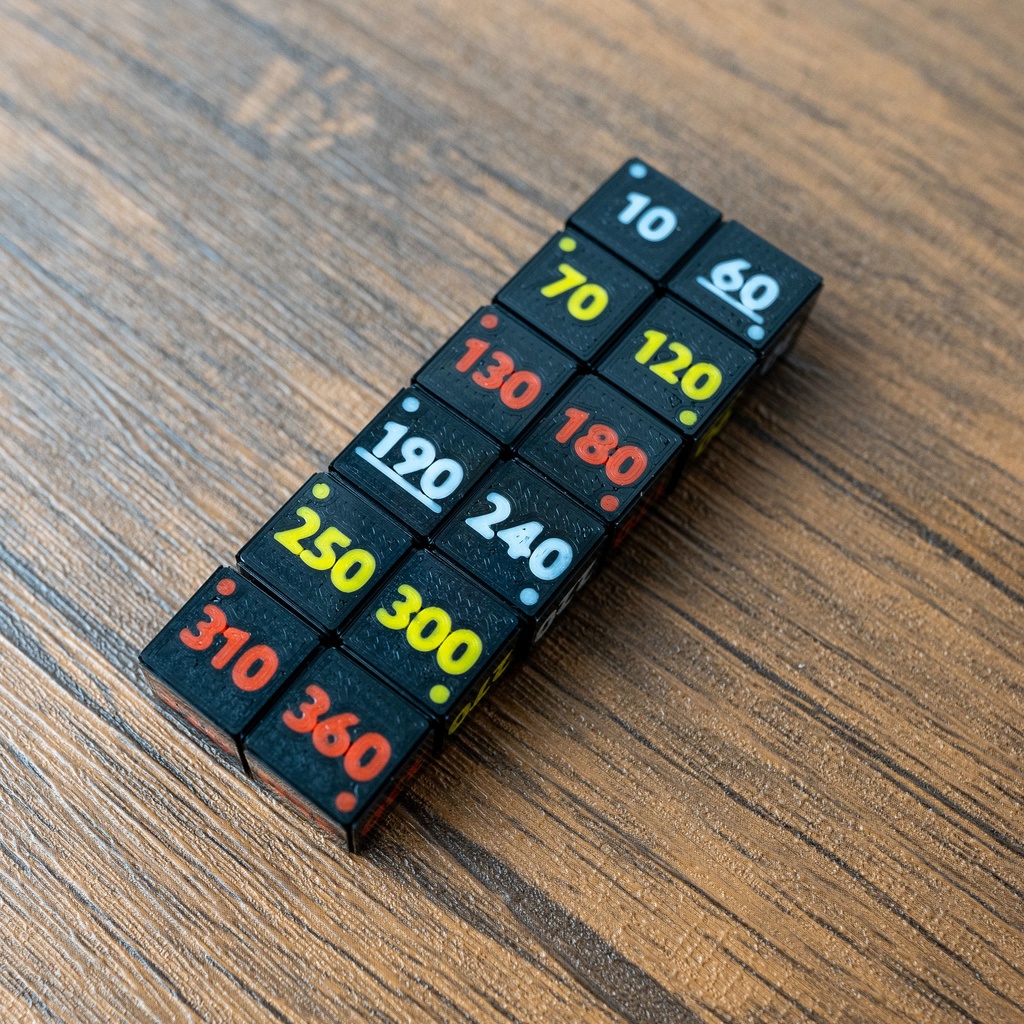 ダメカンダイスセット 6種20個 & ケース付