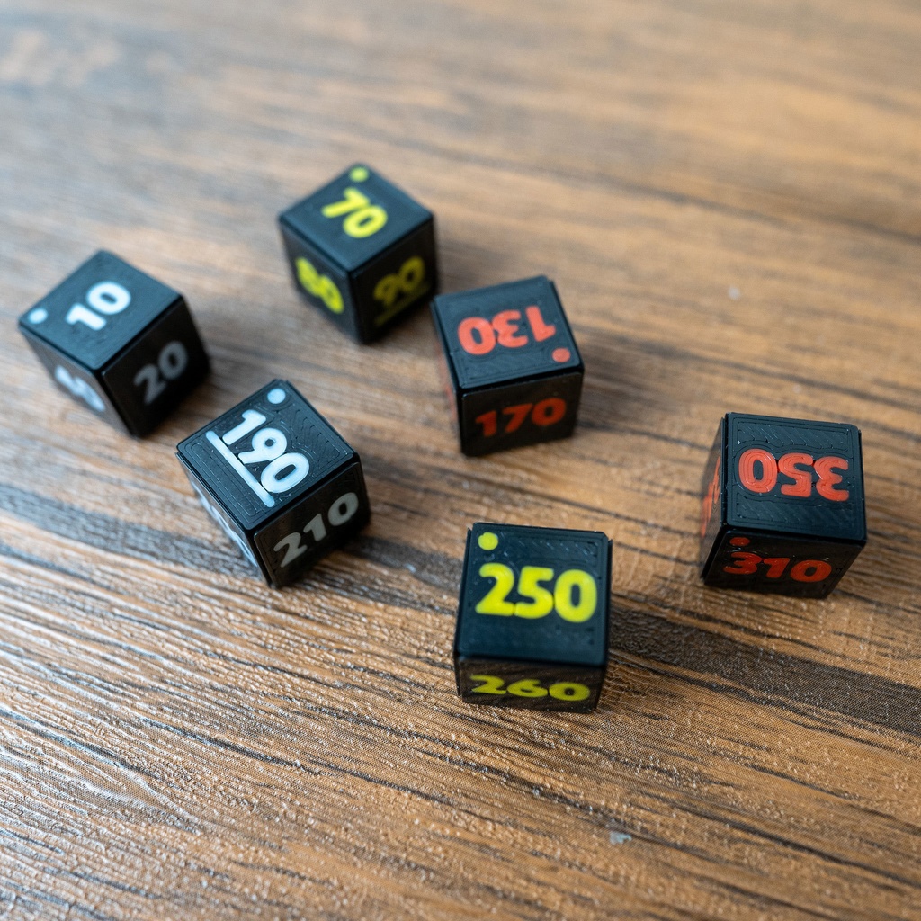 ダメカンダイスセット 6種20個 & ケース付