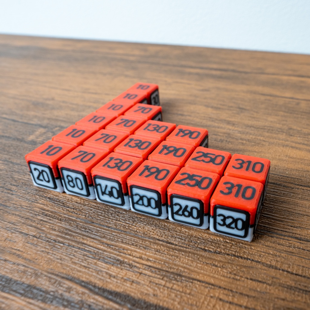 ポケカ ダメカンダイス 6種20個&ケース付き