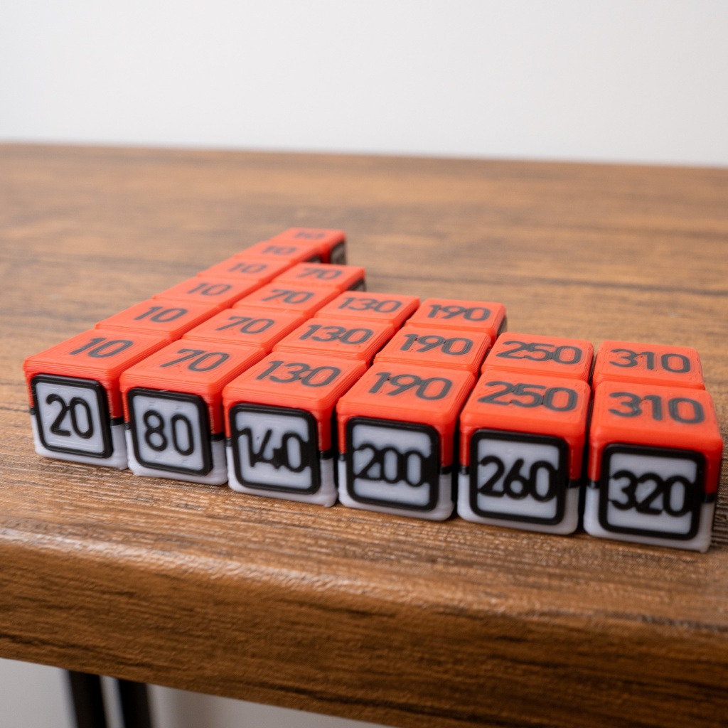 ポケカ ダメカンダイス 6種20個&ケース付き