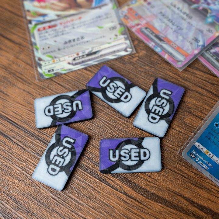 ポケカ USEDマーカー テラスタル(紫) 10個
