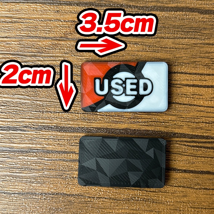 ポケカ USEDマーカー(赤) テラスタル 10個&専用ケース付き