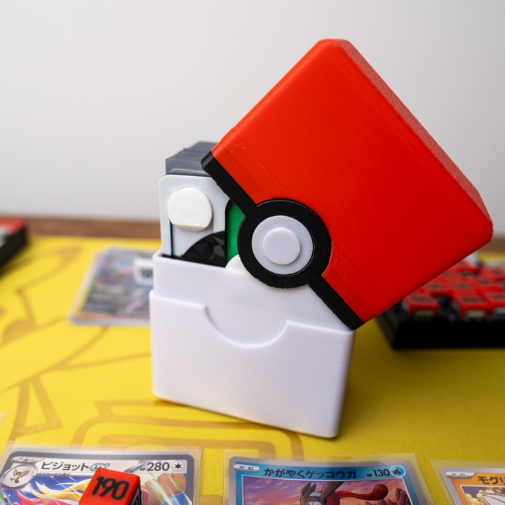 ポケカ ダメカンダイス・USEDマーカー・チェッカー&専用ケース付き