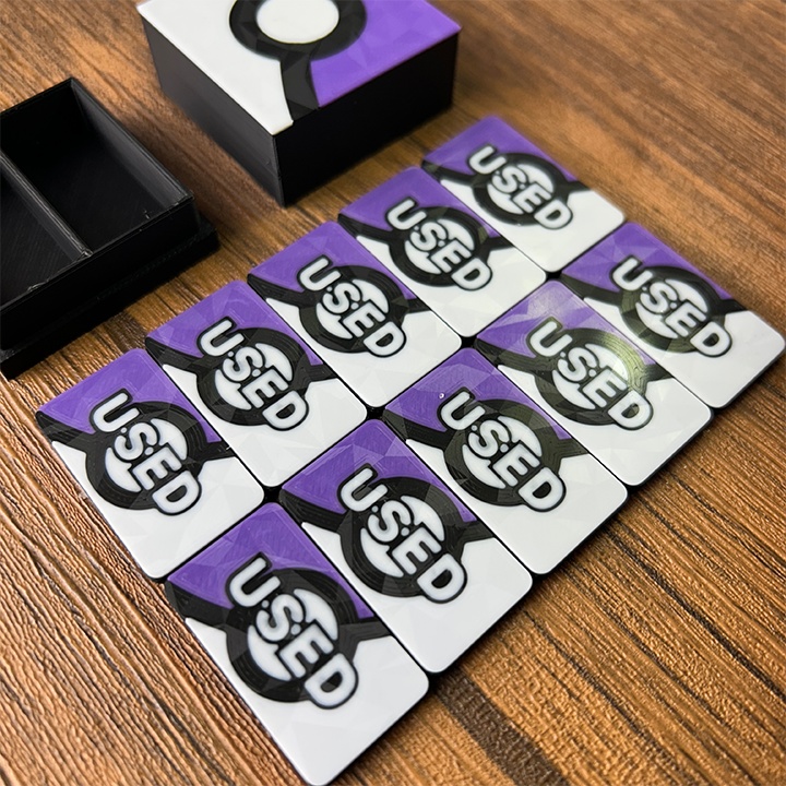 ポケカ USEDマーカー(紫) テラスタル 10個&専用ケース付き