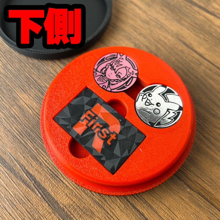 ポケカR ダメカンダイス、先攻後攻,毒,やけどマーカー、チェッカー、専用ケース付