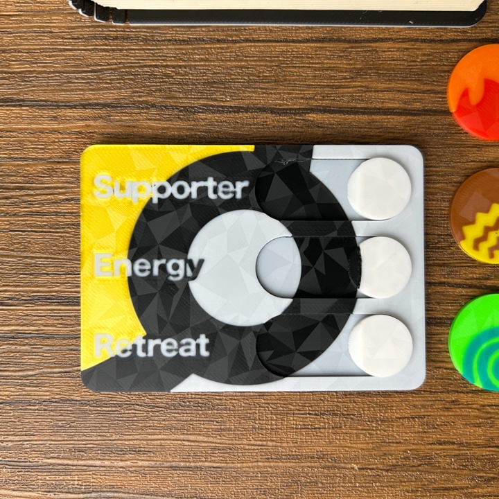 ポケカ プレイセットブック 金 ダメカンダイス/各種マーカー/チェッカー